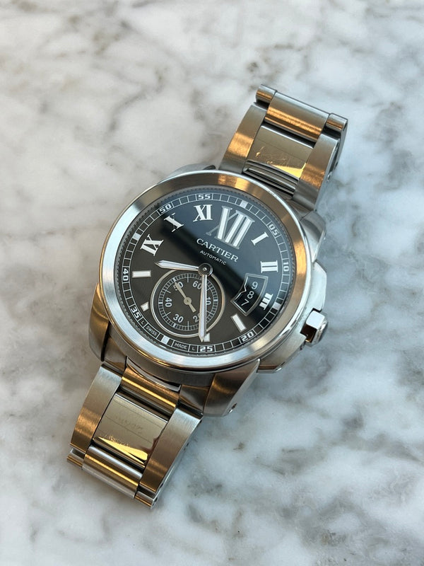 Cartier - Pre-owned Calibre 42mm Stainless Steel w7100016