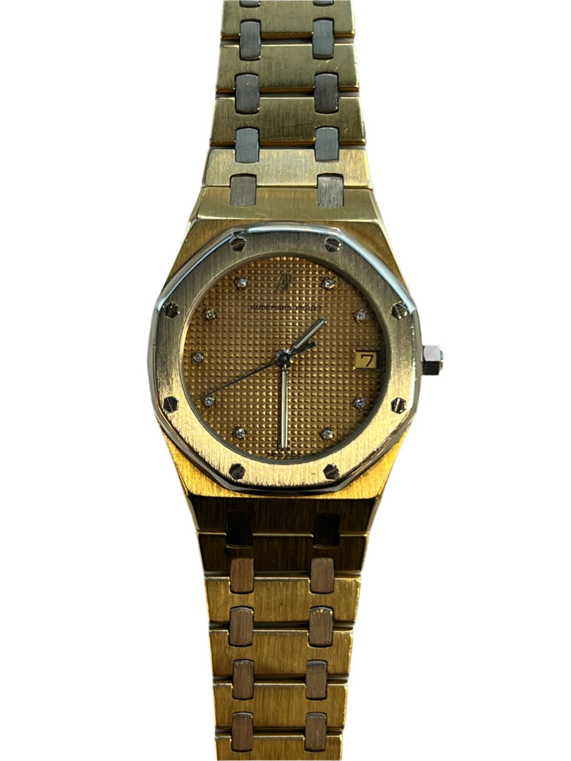 Audemars Piguet - Pre-owned Royal Oak Two Tone Champagne Diamond Dial 56023AC