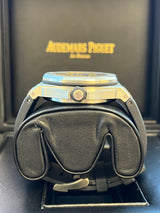 Audemars Piguet - Pre-owned 42mm Royal Oak Offshore Blue/Yellow 15710ST