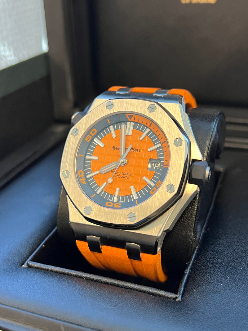 Audemars Piguet - Pre-owned 42mm Royal Oak Offshore Orange 15710ST