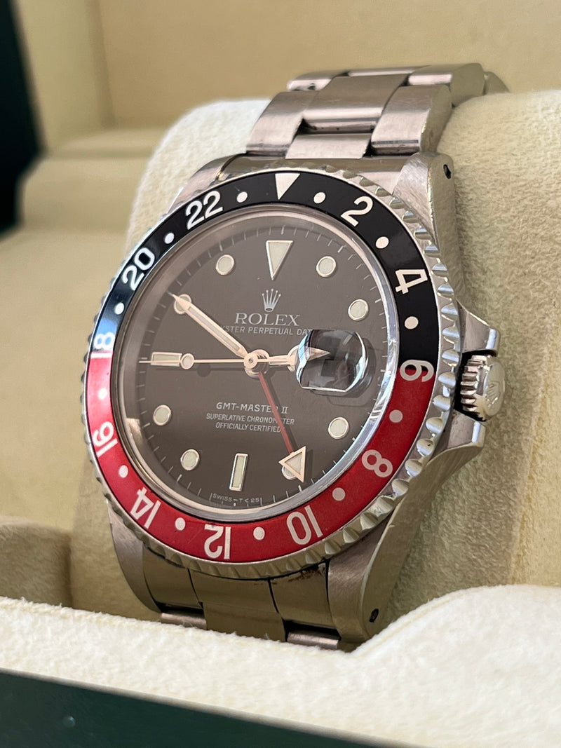 Rolex - Pre-owned GMT Master II Coca Cola (Coke) 16710 – David and Sons ...