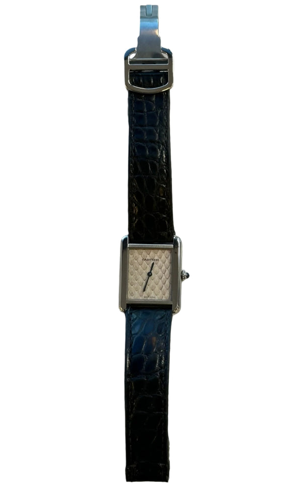 Cartier - Pre-owned Tank Solo Python 24 x 31mm 3170