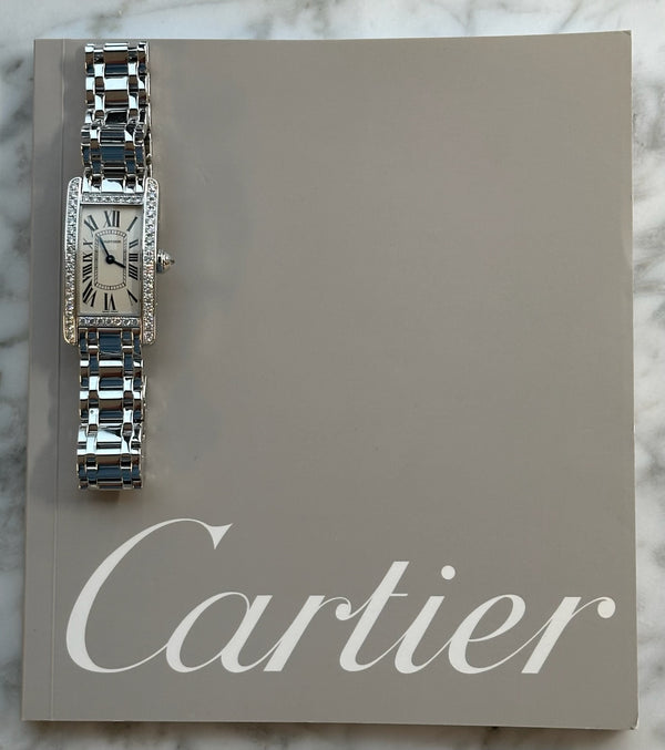 Cartier - Pre-owned Tank Americaine 19 x 35mm Diamond Bezel 2489