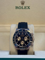 Rolex - Pre-owned Rose Gold Daytona 116515LN Black Dial