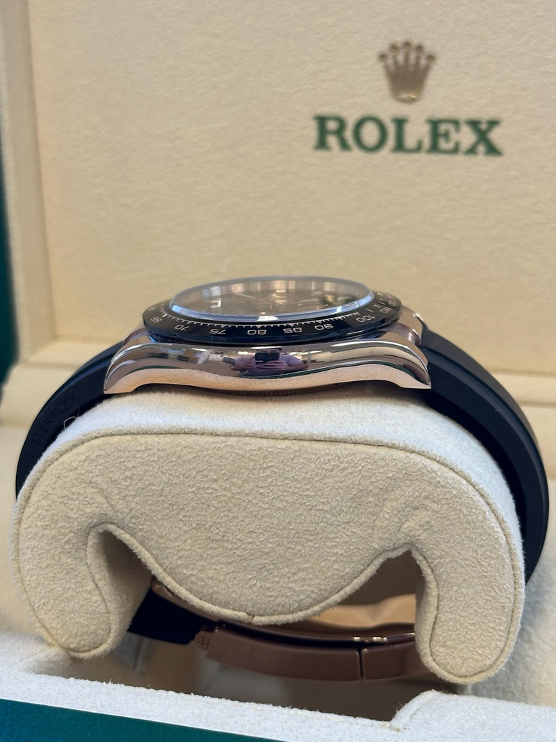 Rolex - Pre-owned Rose Gold Daytona 116515LN Black Dial