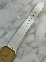 Patek Philippe - Pre-owned Yellow Gold Gondolo 3894 Champagne Dial Diamond Bezel