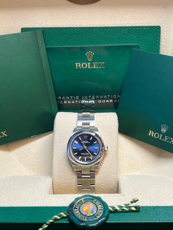 Rolex - Unworn Oyster Perpetual 28mm Blue Dial 276200