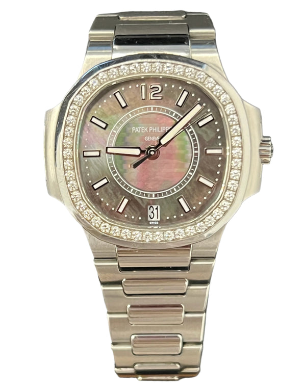 Patek Philippe - Pre-owned Nautilus 7008/1A-012 Mother of Pearl