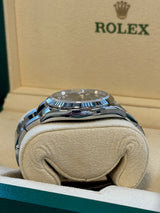 Rolex - Pre-owned Datejust 36mm Green Palm Motif Diamond Dial Oyster Bracelet 126234