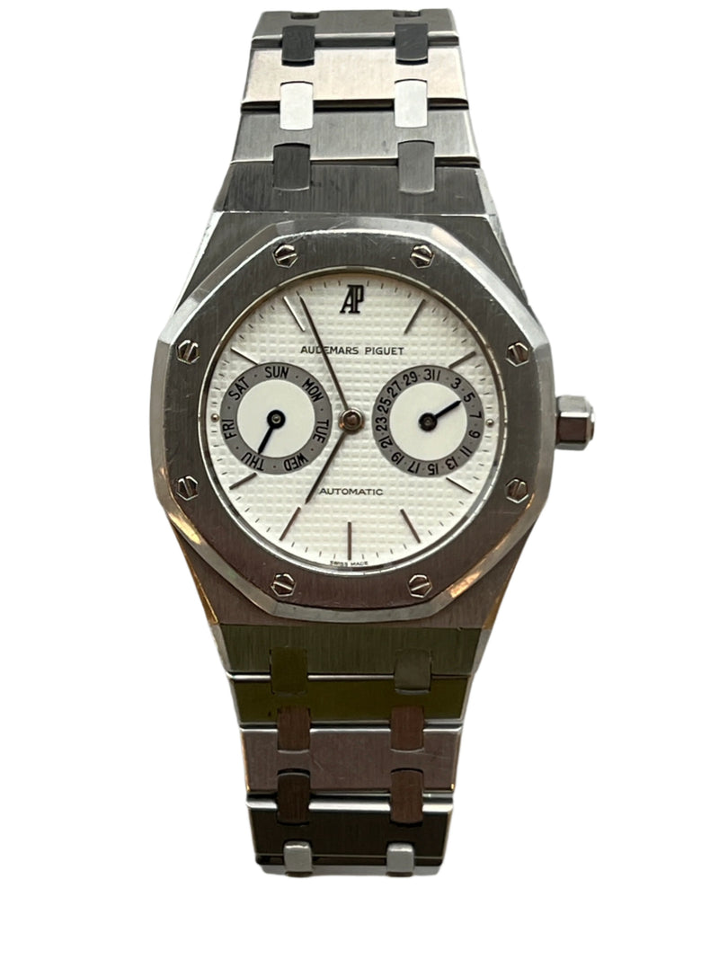 Audemars Piguet - Pre-owned Royal Oak "Owl" Day-Date Stainless Steel 25572ST