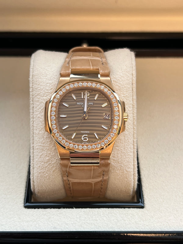 Patek Philippe - Unworn Nautilus 7010R-012 Gold Dial TIFFANY & CO STAMPED