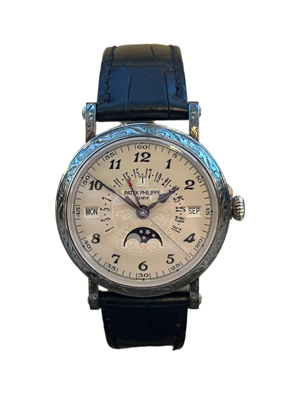 Patek Philippe - Pre-owned Grand Complications Perpetual Calendar Rare Handcrafts 5160/500G-001