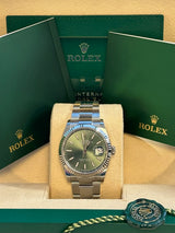 Rolex - Unworn Datejust 36mm Green Dial Oyster Bracelet 126234