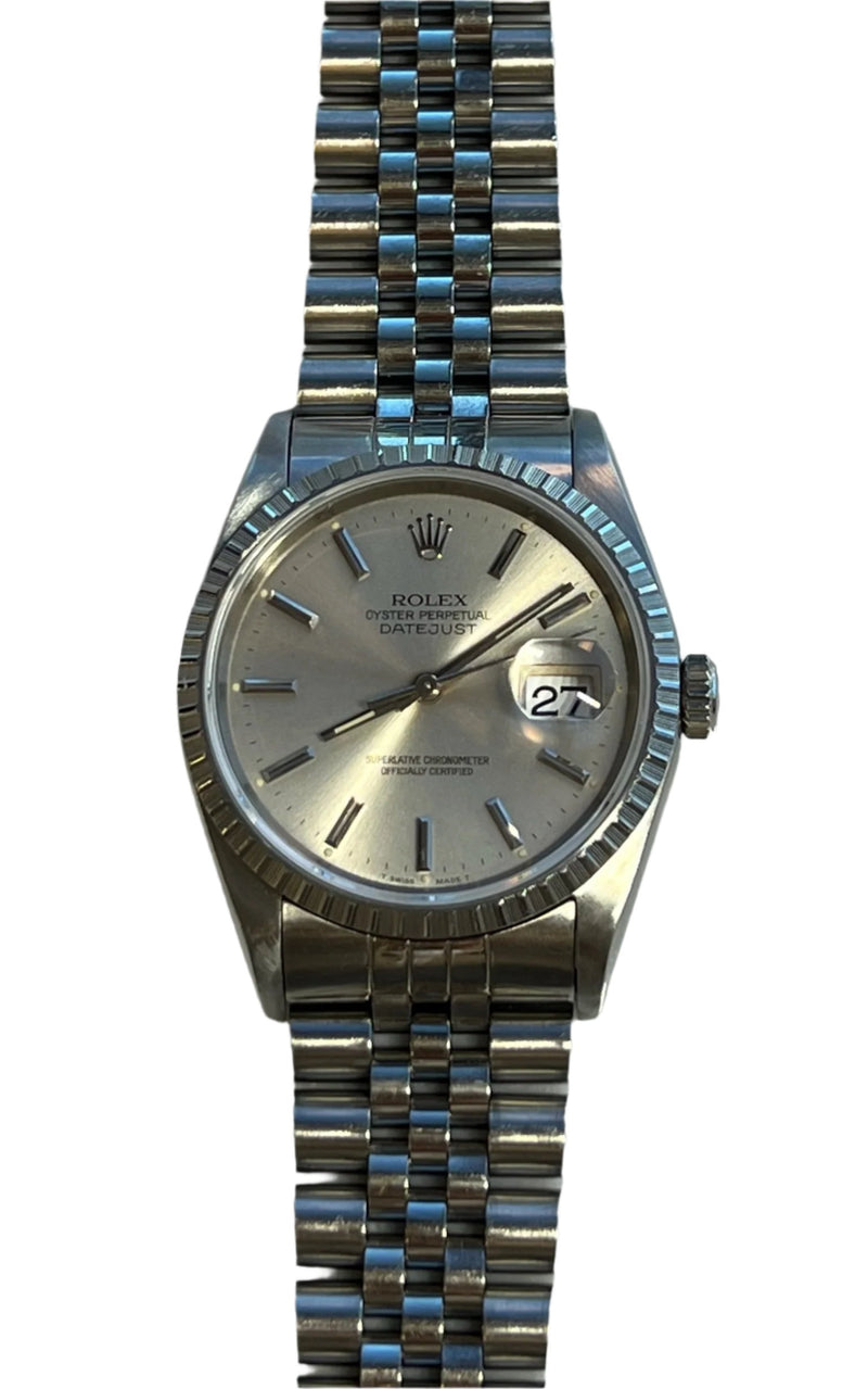 Rolex - Pre-owned Datejust 36mm Silver Dial Jubilee 16220