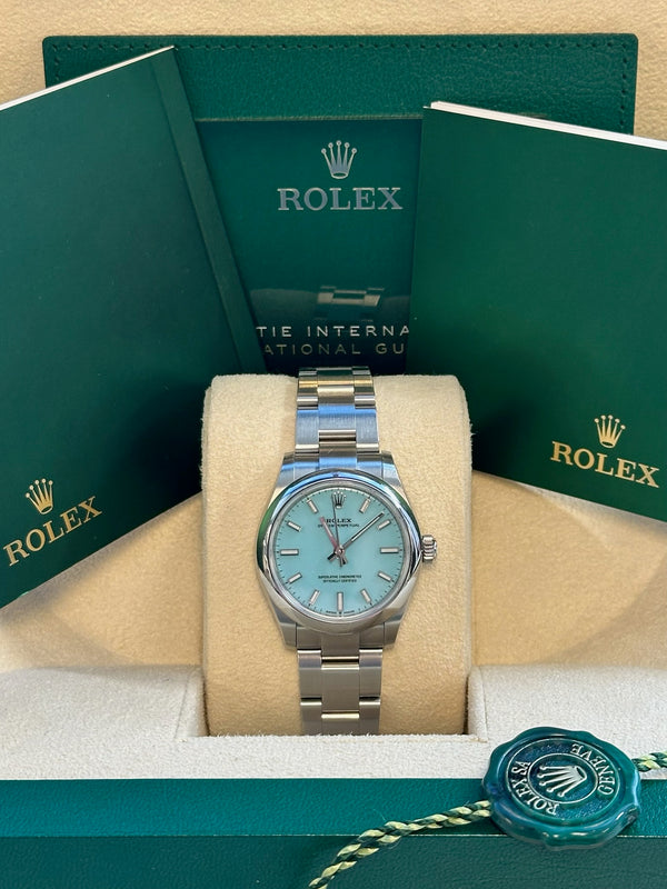 Rolex - Pre-owned Oyster Perpetual 31mm Tiffany Blue Dial 277200