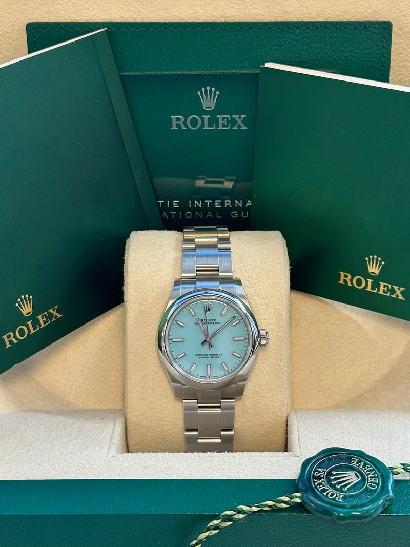 Rolex - Pre-owned Oyster Perpetual 31mm Tiffany Blue Dial 277200