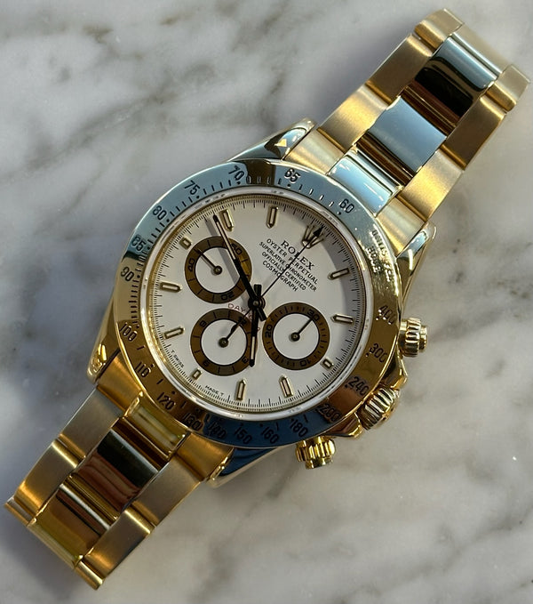 Rolex - Pre-owned Daytona Zenith White Dial 16528