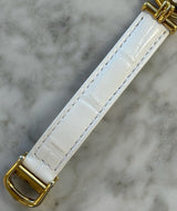 Cartier - Pre-owned Vermeil 24mm White Dial 590002