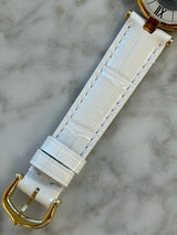 Cartier - Pre-owned Vermeil 24mm White Dial 590004