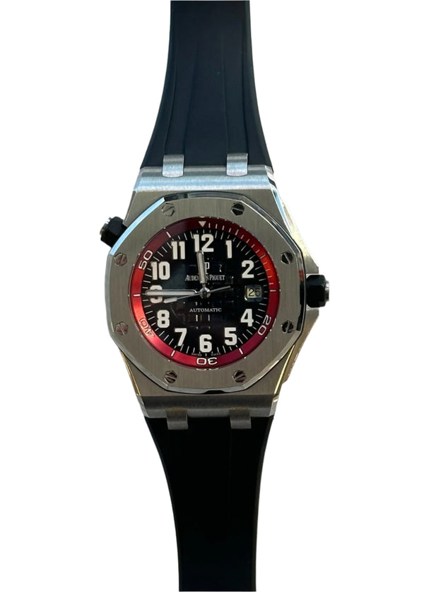 Audemars Piguet - Pre-owned Royal Oak Offshore Diver Scuba Boutique Red & Black Dial 15701ST