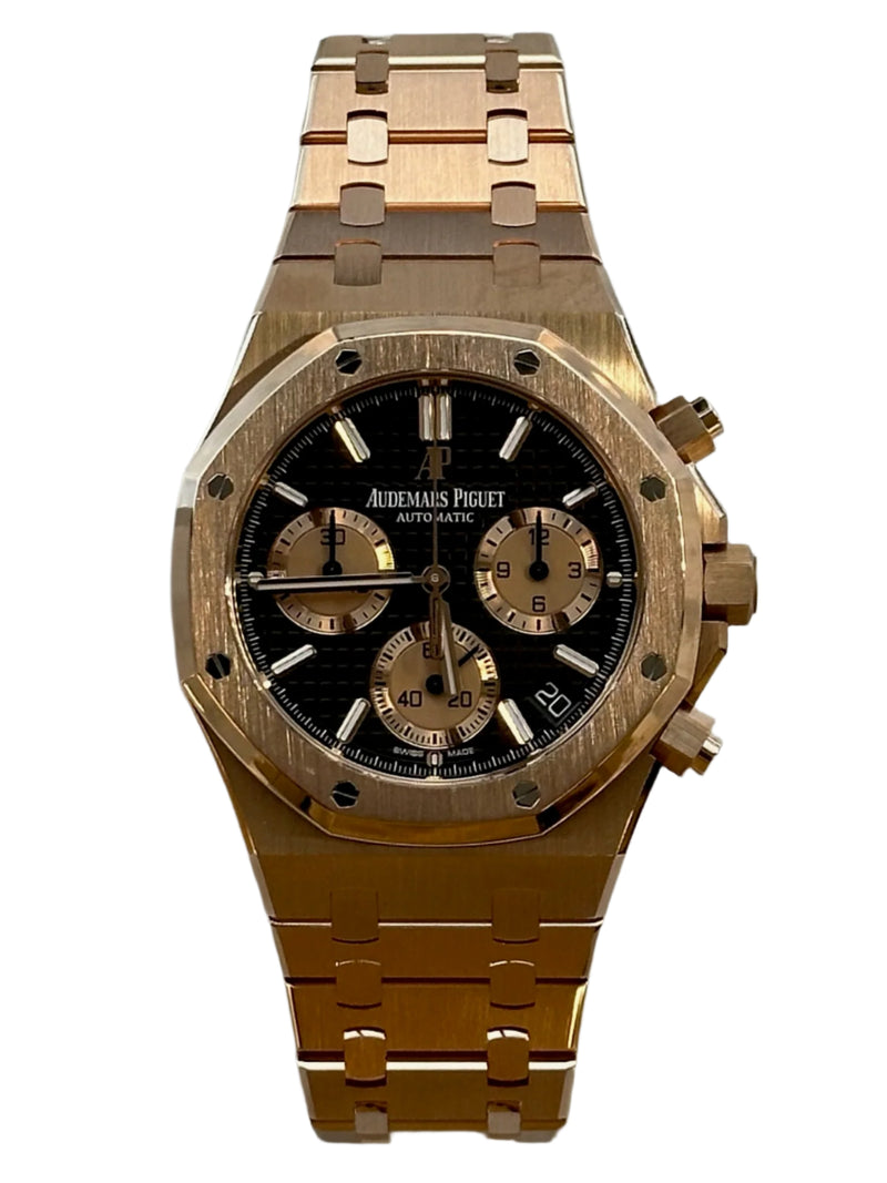 Audemars Piguet - Pre-owned Royal Oak Chronograph Chocolate Dial 26239OR