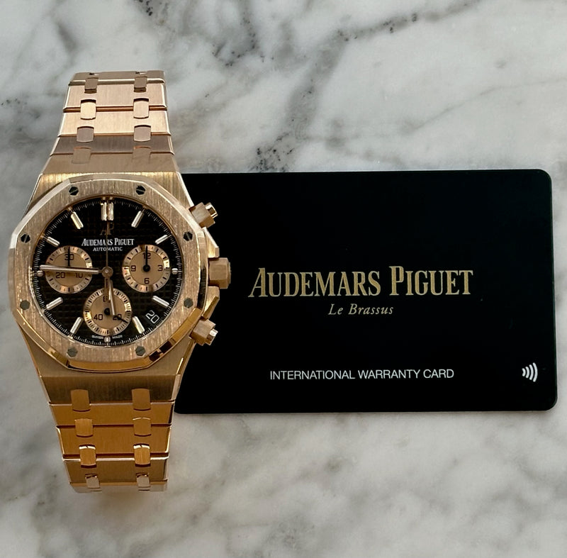 Audemars Piguet - Pre-owned Royal Oak Chronograph Chocolate Dial 26239OR