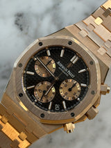 Audemars Piguet - Pre-owned Royal Oak Chronograph Chocolate Dial 26239OR