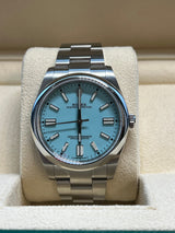 Rolex - Pre-owned Oyster Perpetual 41mm Tiffany Blue Dial 124300