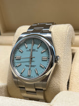 Rolex - Pre-owned Oyster Perpetual 41mm Tiffany Blue Dial 124300