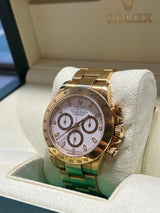 Rolex - Pre-owned Yellow Gold Daytona White Dial 116528