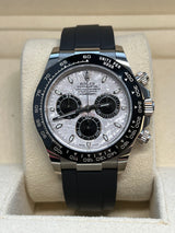 Rolex - Pre-owned White Gold Daytona 116519LN Meteorite