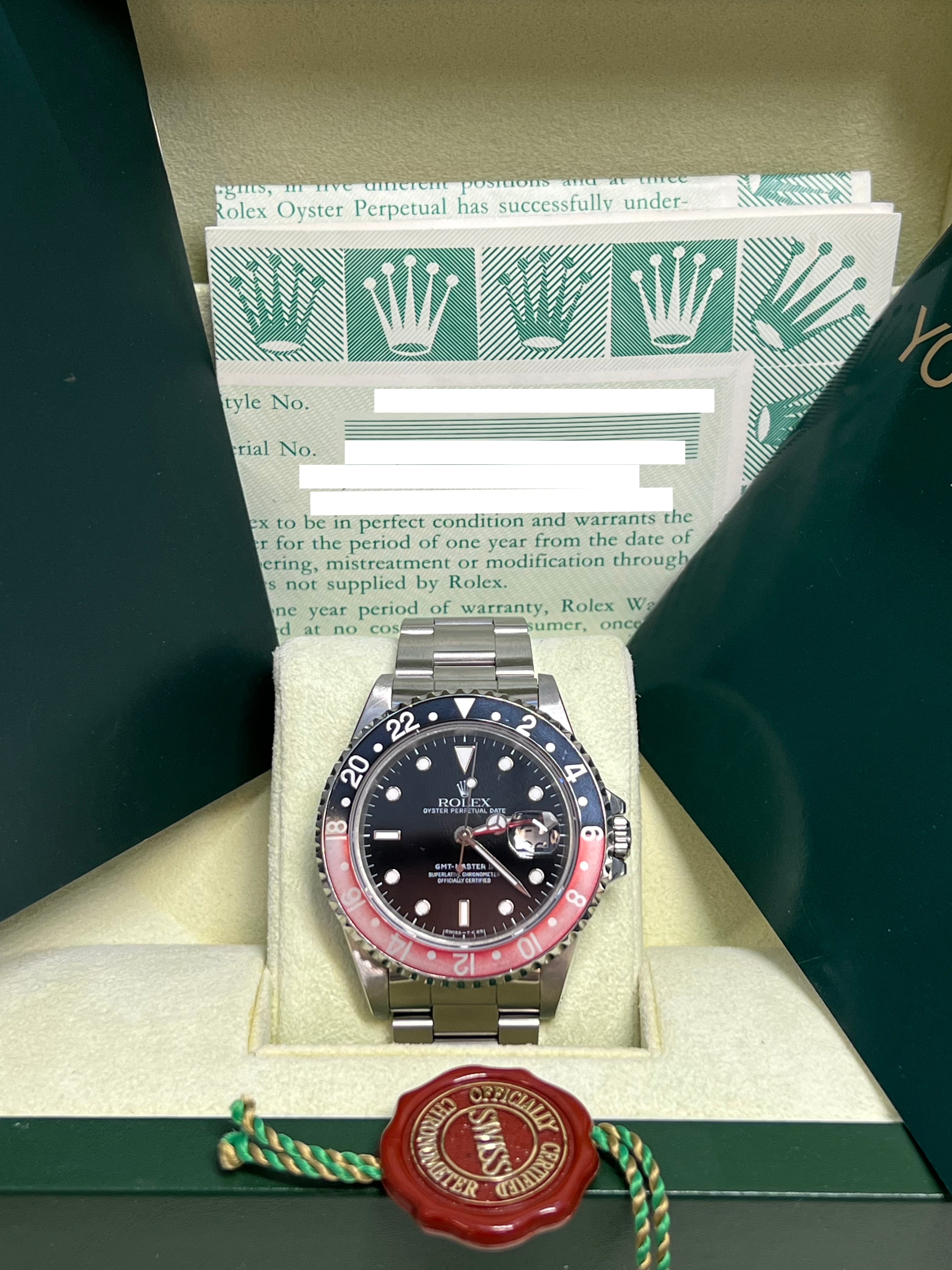 Rolex - Pre-owned GMT Master II Coca Cola (Coke) 16710 – David and Sons ...