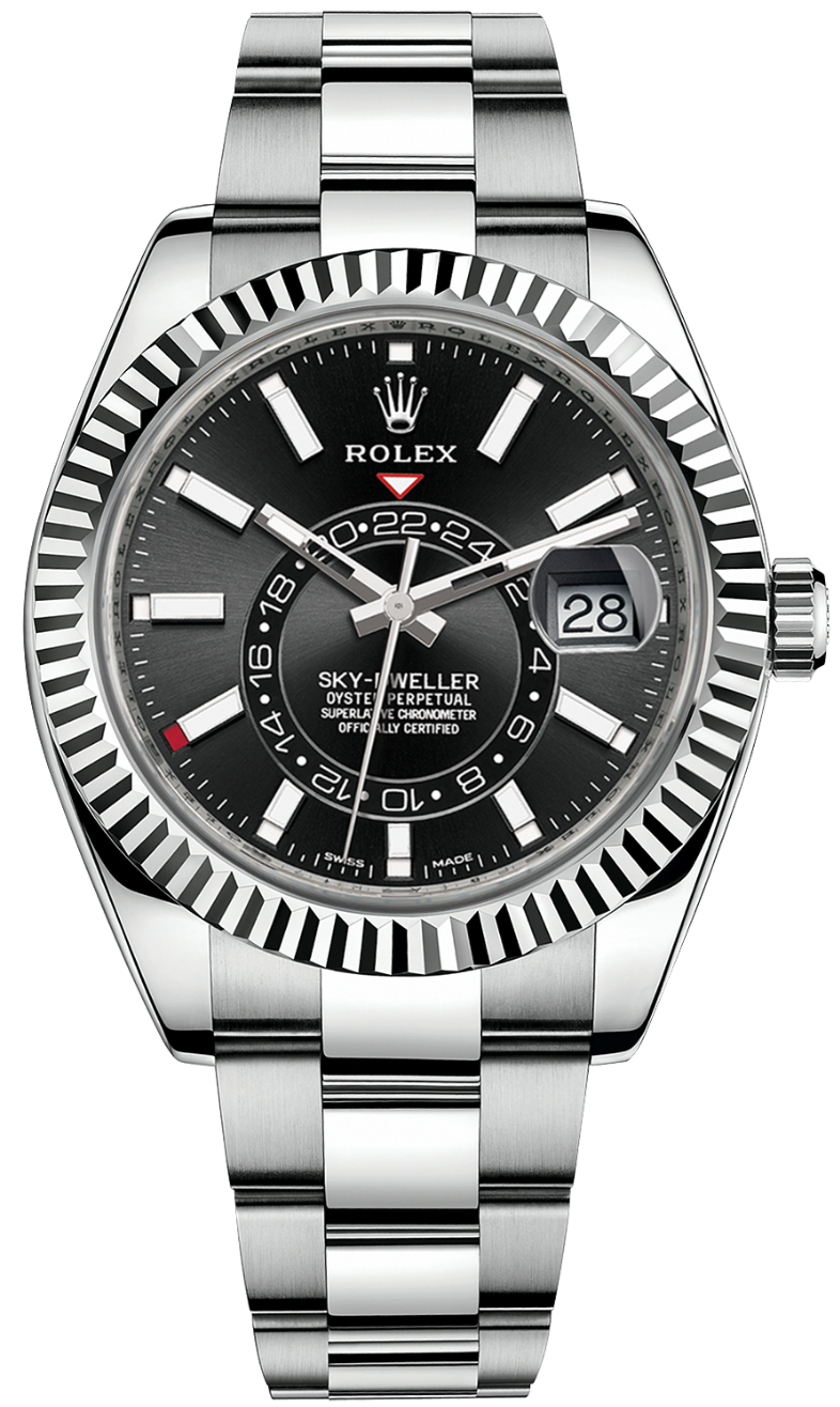 Rolex - Pre-owned Sky-Dweller Black Dial 326934