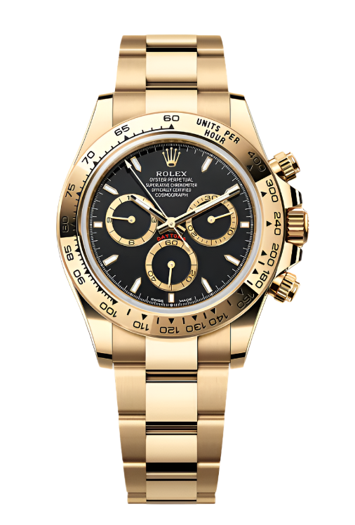 Rolex - Unworn Yellow Gold Cosmograph Daytona Black Dial 126508