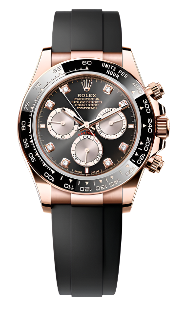 Rolex - Unworn Rose Gold Cosmograph Daytona Black Diamond Dial 126515LN