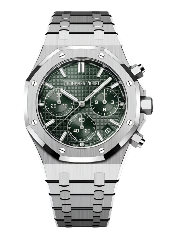 Audemars Piguet - Unworn Royal Oak Chronograph Green Dial 26240ST