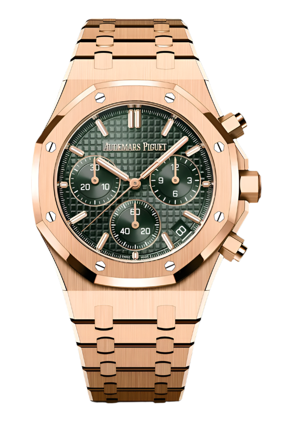 Audemars Piguet - Unworn Royal Oak Chronograph Green Dial 26240OR