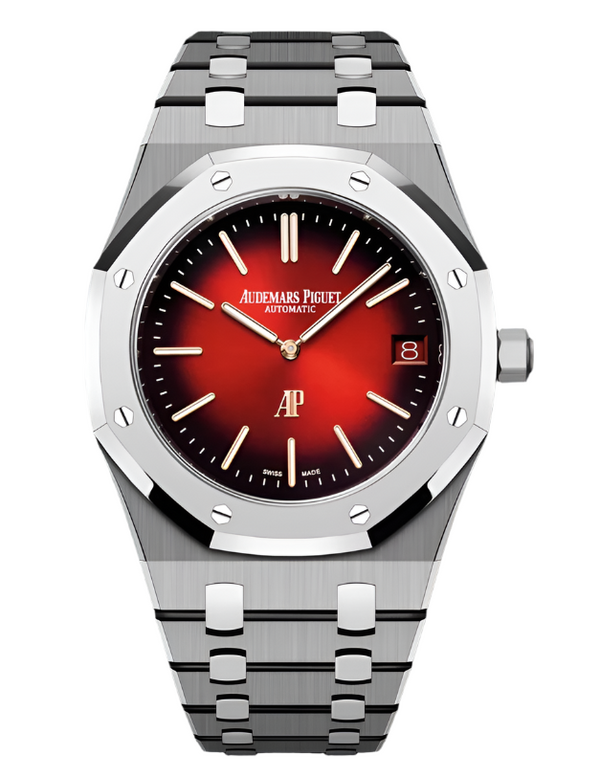 Audemars Piguet - Unworn Royal Oak Jumbo Red Dial 16202XT