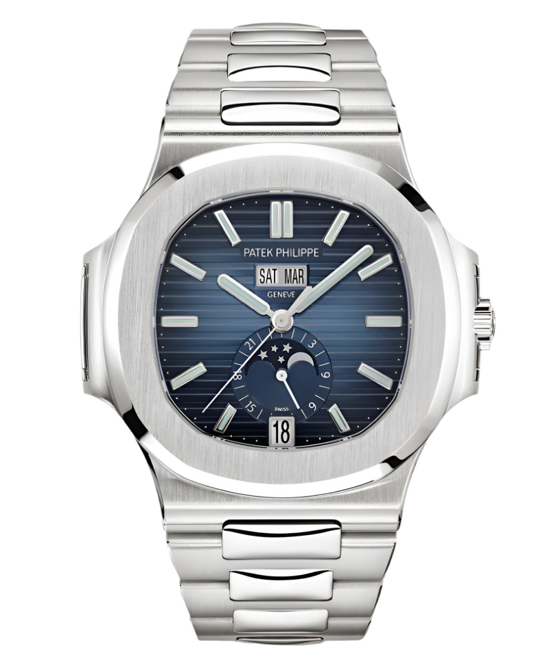 Patek Philippe - Unworn Nautilus Moon Phase Blue Dial 5726/1A-014