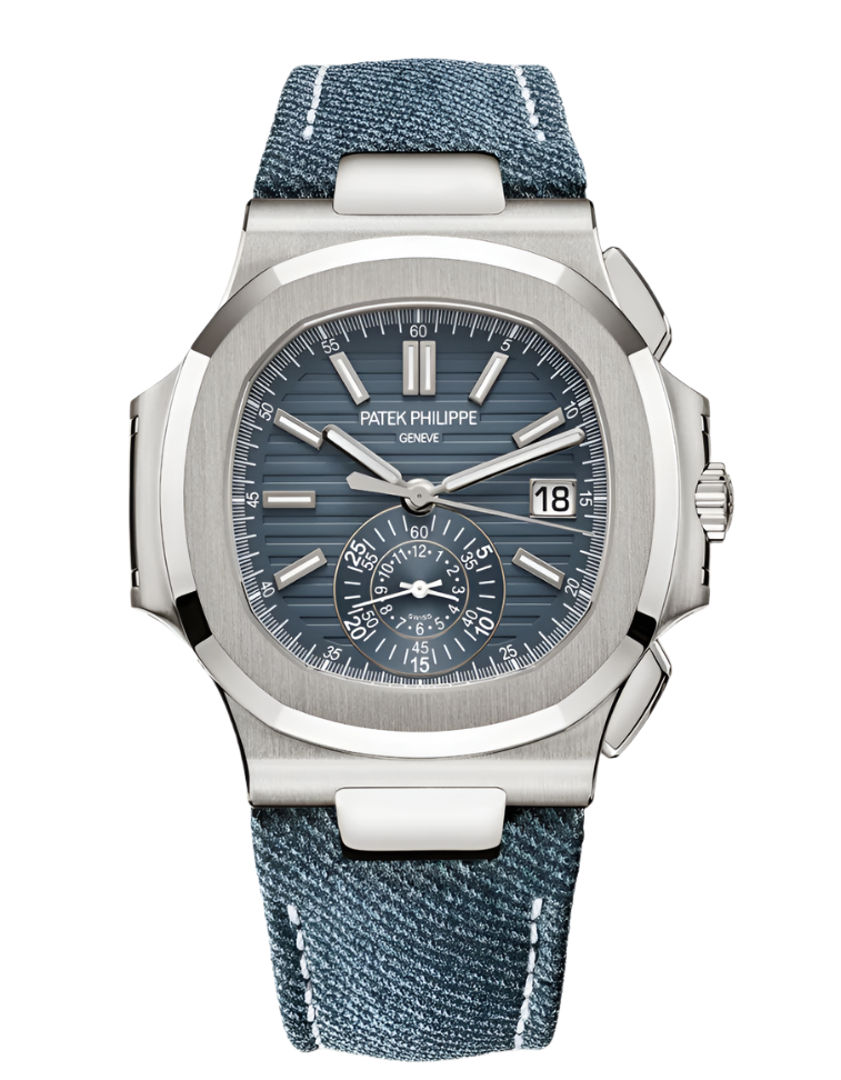 Patek Philippe - Unworn Nautilus Flyback Chronograph Blue Dial 5980/60G-001