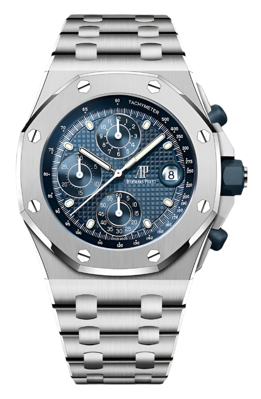 Audemars Piguet - Unworn Royal Oak Offshore Chronograph Blue Dial 26238ST