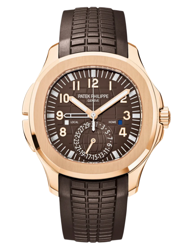 Patek Philippe - Unworn Aquanaut Travel Time Brown Dial 5164R-001