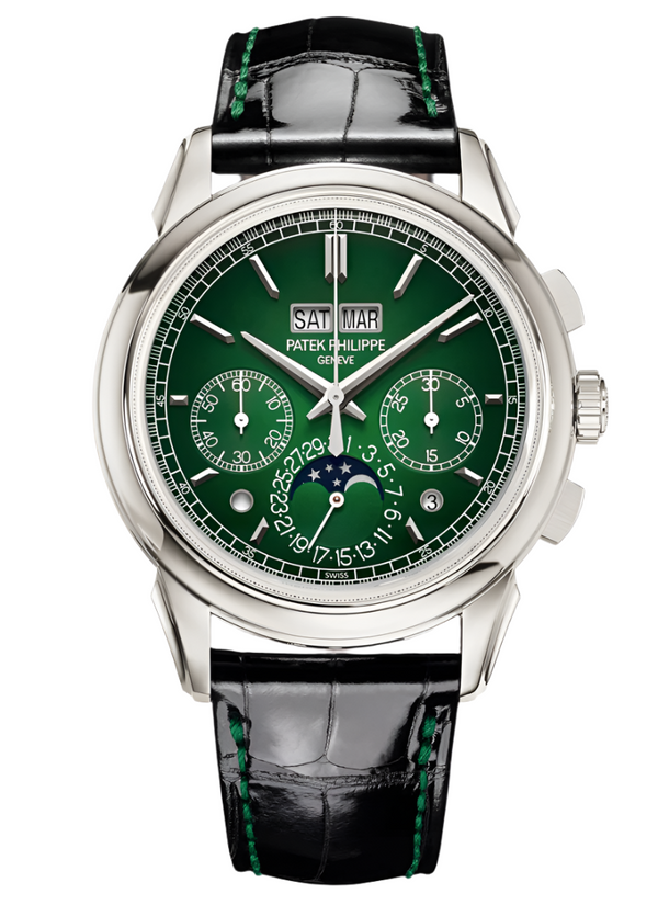 Patek Philippe - Unworn Grand Complications Perpetual Calendar Chronograph Green Dial 5270P-014