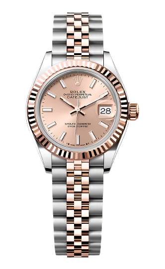 Rolex - Unworn Two Tone Rose Gold Datejust 28mm Pink Index Dial Jubilee Bracelet 279171