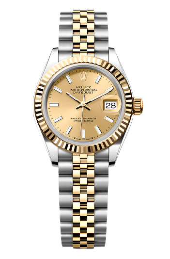 Rolex - Unworn Two Tone Yellow Gold Datejust 28mm Champagne Index Dial Jubilee Bracelet 279173