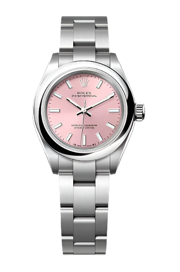 Rolex - Unworn Stainless Steel Oyster Perpetual 28mm Pink Dial 276200