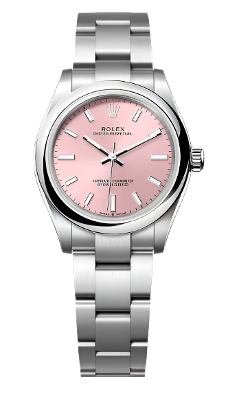 Rolex - Unworn Stainless Steel Oyster Perpetual 31mm Pink Dial 277200