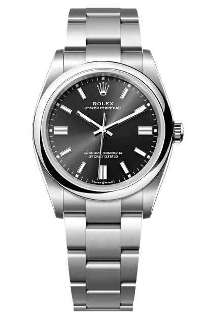 Rolex - Unworn Stainless Steel Oyster Perpetual 36mm Black Dial 126000