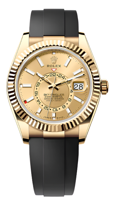 Rolex - Unworn Yellow Gold Sky-Dweller Champagne Dial 336238