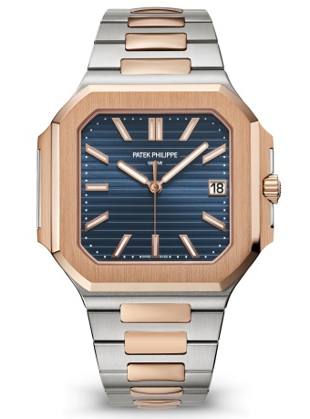 Patek Philippe - Unworn Cubitus Two Tone Rose Gold Blue Dial 5821/1AR